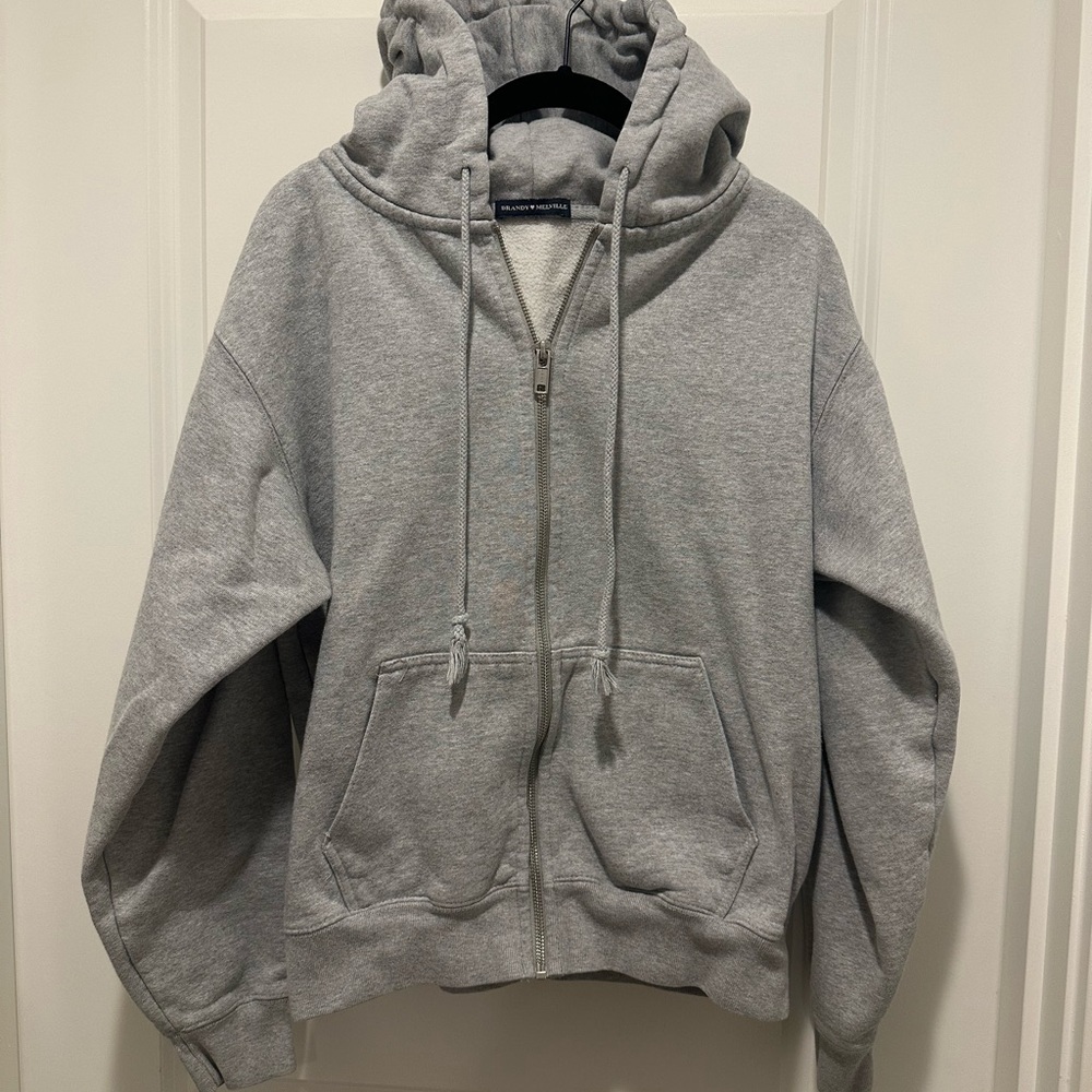 Brandy Melville Light Gray Hoodie